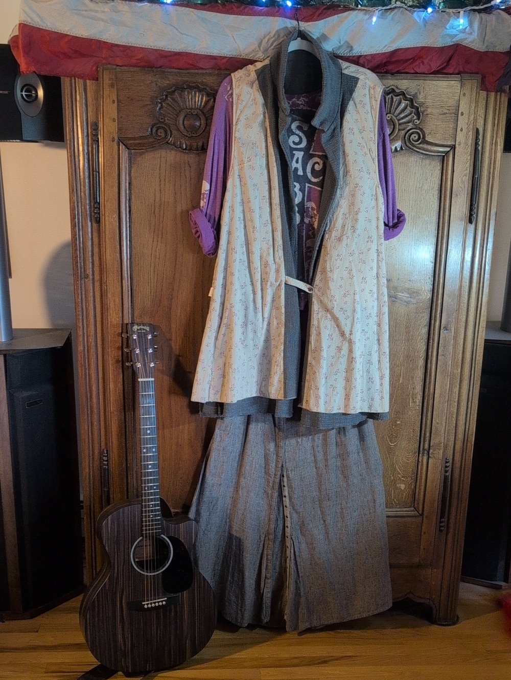 FLAX By Jeanne Engelhart Linen Snap Skirt - Picture 2 of 13